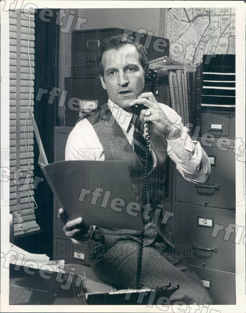 1981 Emmy Winning Actor Daniel Travanti on Hill Street Blues Press Photo adw239 - Historic Images