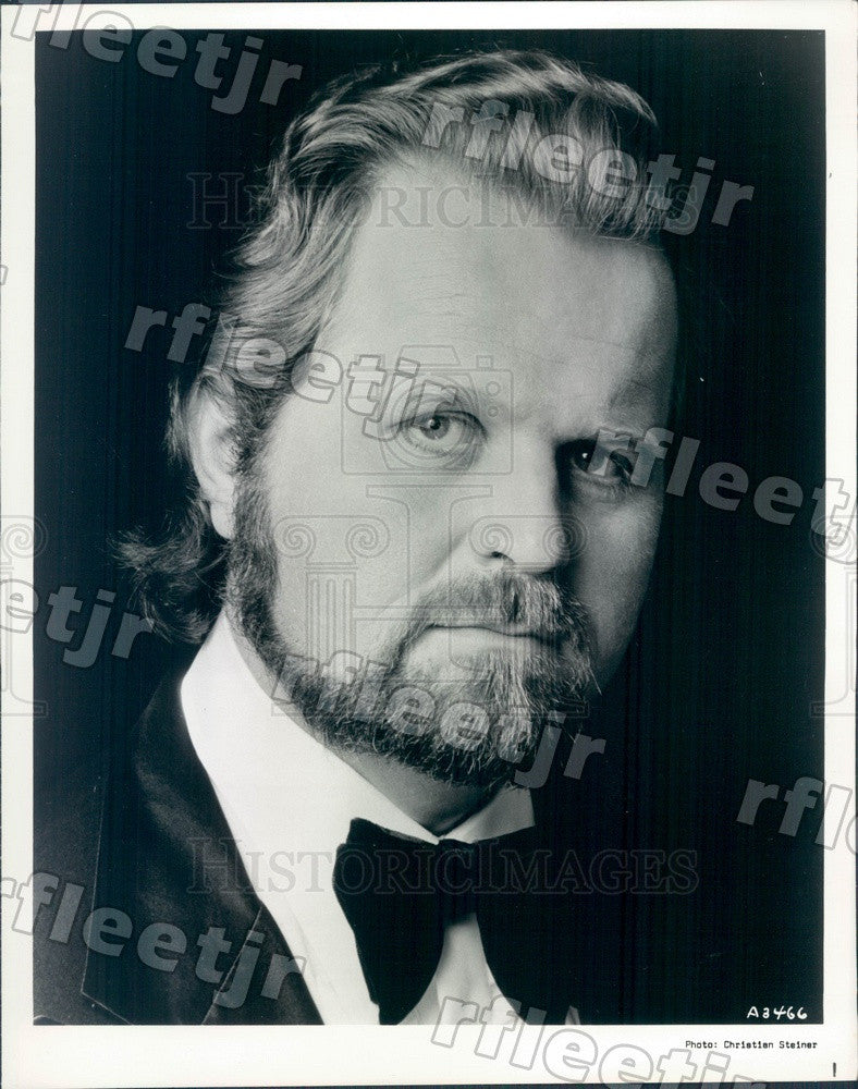 1977 Metropolitan Opera Bass-Baritone Paul Plishka Press Photo adw279 - Historic Images