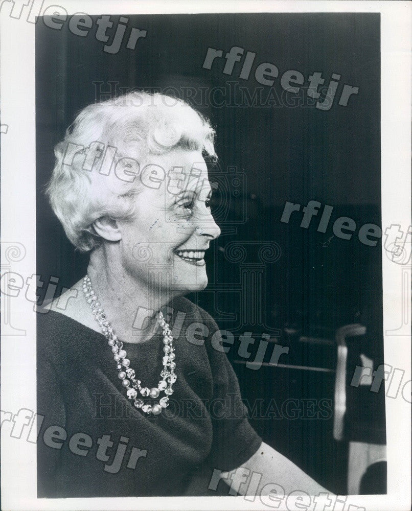 1969 French Classical Pianist Jeanne-Marie Darre Press Photo adw295 - Historic Images