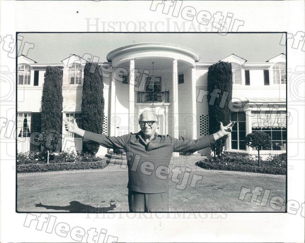 1980 Oscar Winning Best-Selling Novelist Sidney Sheldon Press Photo adw29 - Historic Images