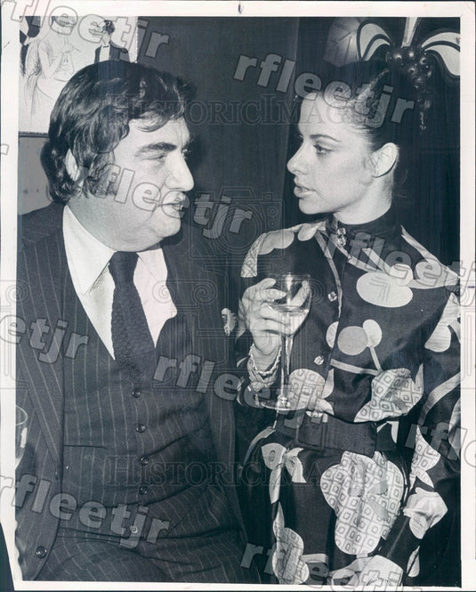 1972 Ballerina Eleanor D'Antuono & Pierre Salinger Press Photo adw303 - Historic Images