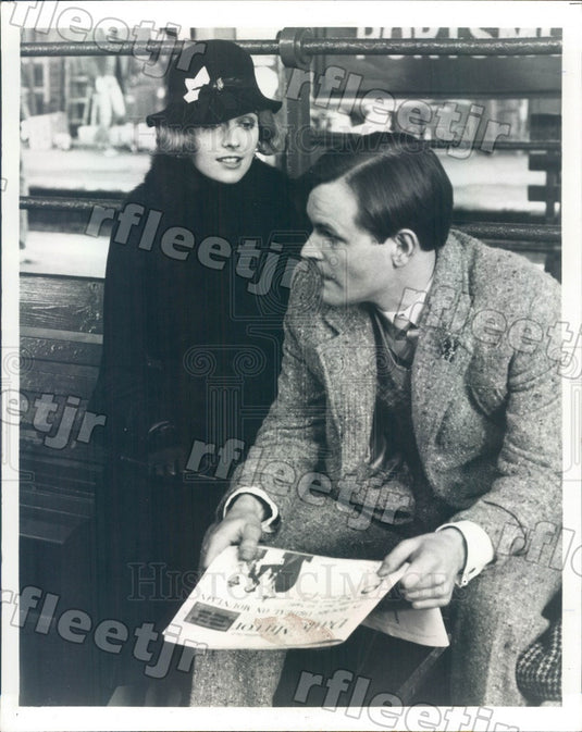 1983 Actors Osmund Bullock, Sarah Berger on PBS Show Mystery! Press Photo adw349 - Historic Images