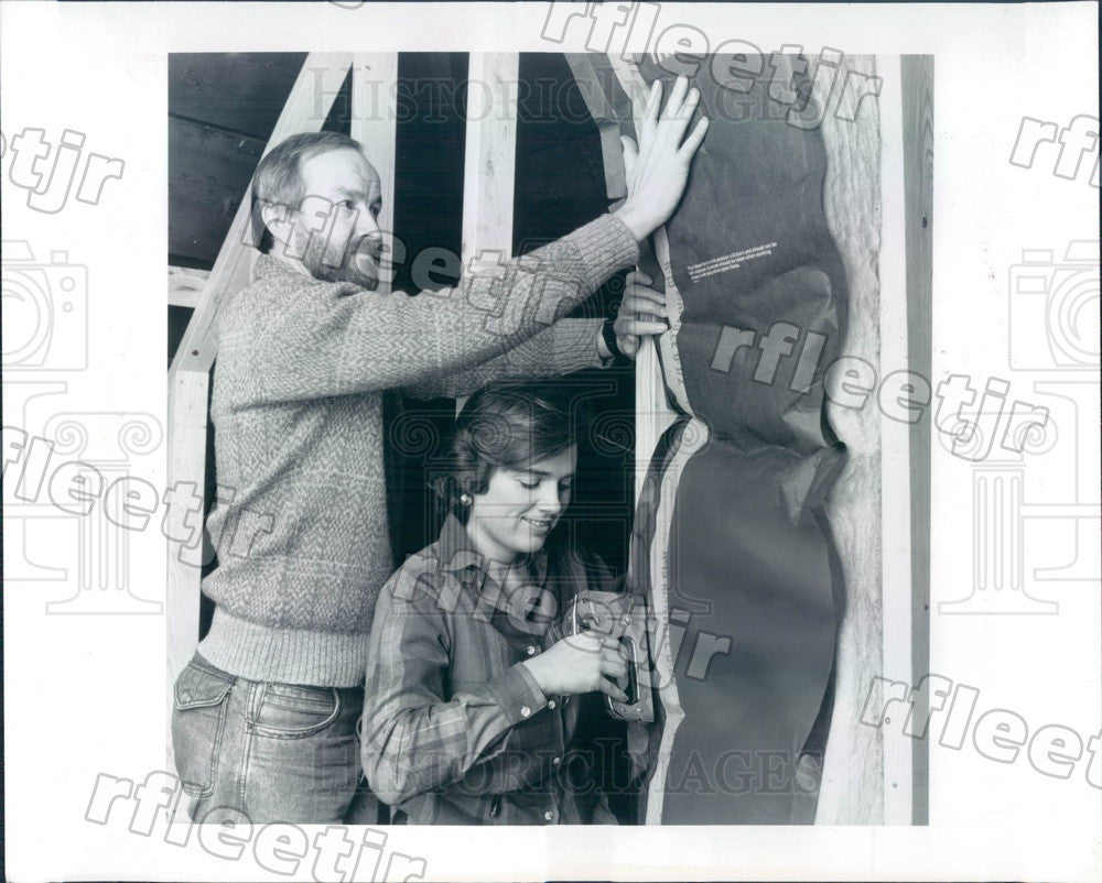 1984 TV Hosts Avian Rogers &amp; Curt Burbick on PBS Press Photo adw363 - Historic Images
