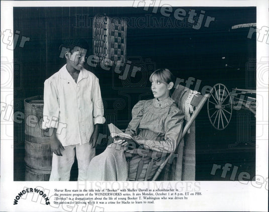 1984 Actors Shavar Ross & Shelley Duvall in Booker on PBS Press Photo adw375 - Historic Images