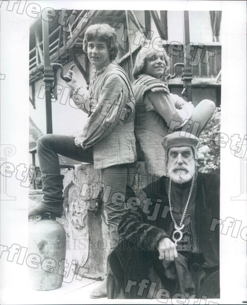 1984 Actors Chris Makepeace, Lance Kerwin, Fred Gwynne Press Photo adw389 - Historic Images