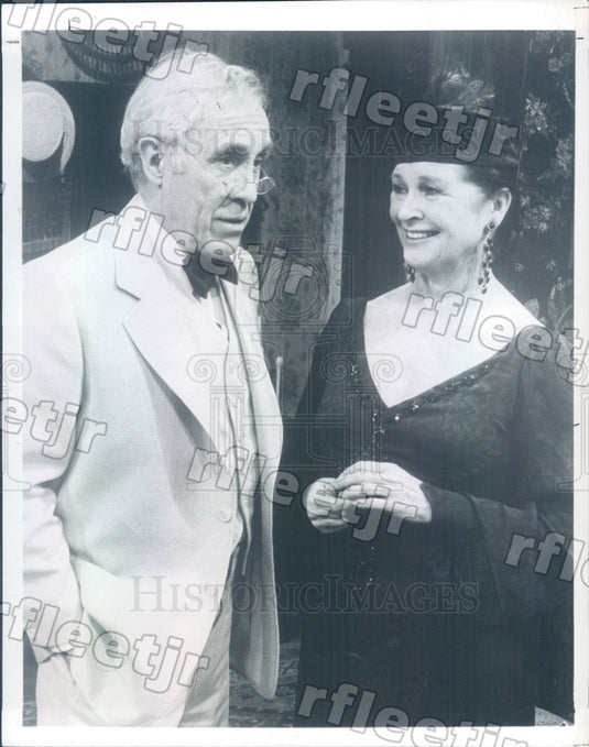 1984 Tony Winning Actors Jason Robards & Colleen Dewhurst Press Photo adw393 - Historic Images