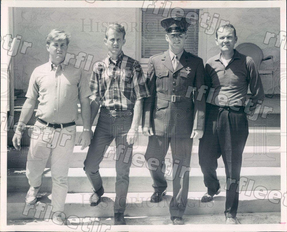 1967 Tarpon Springs, FL Marine Tony Shell, Brothers Tommy Press Photo ...