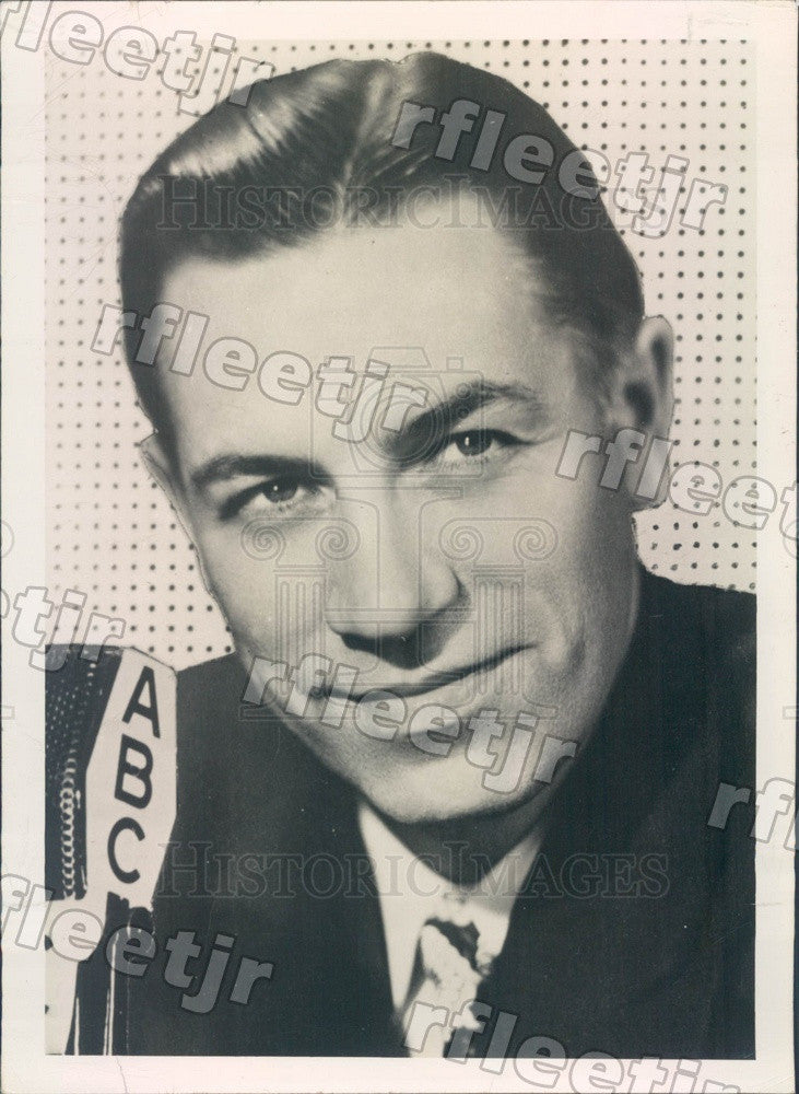 1950 Grammy Winning Gospel Singer George Beverly Shea Press Photo adw537 - Historic Images
