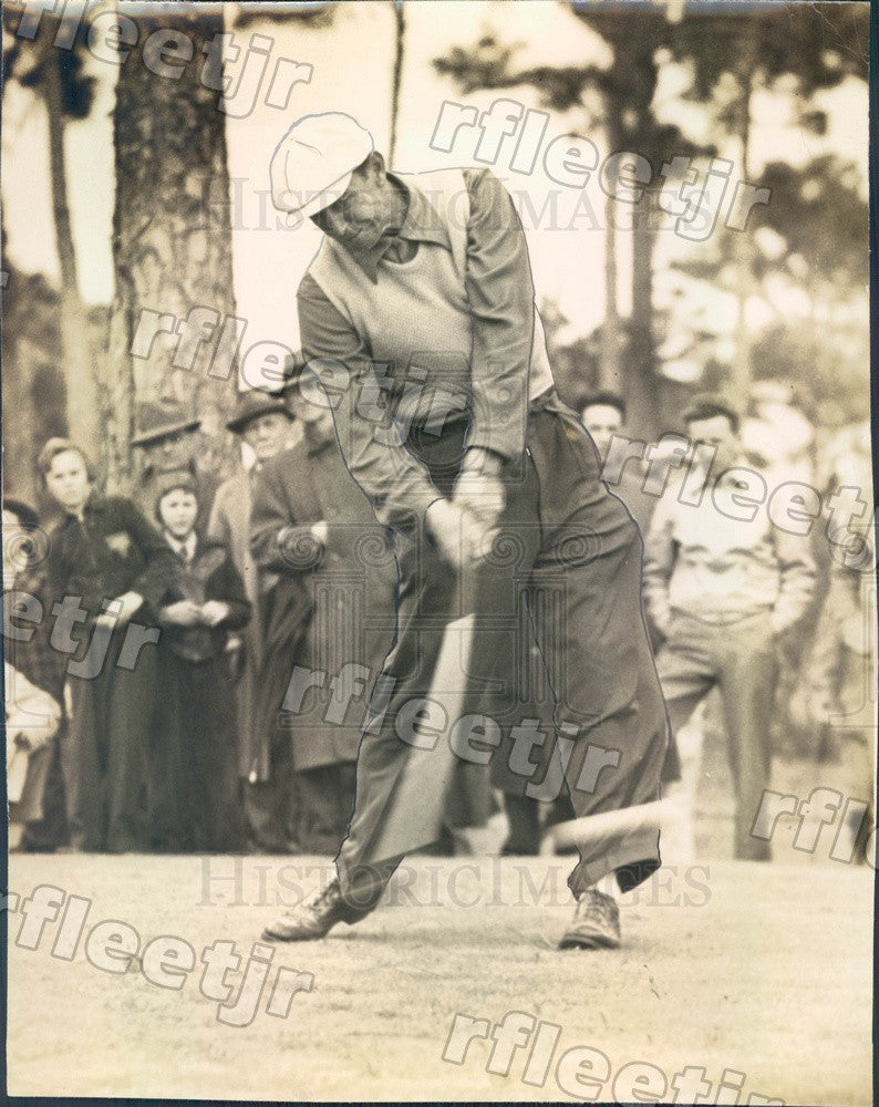 1941 MLB Philadelphia Phillies Pitcher, Golfer Merv Shea Press Photo adw541 - Historic Images