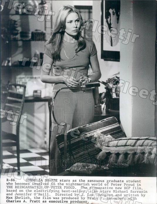 1975 Actor Cornelia Sharpe in Reincarnation of Peter Proud Press Photo adw563 - Historic Images