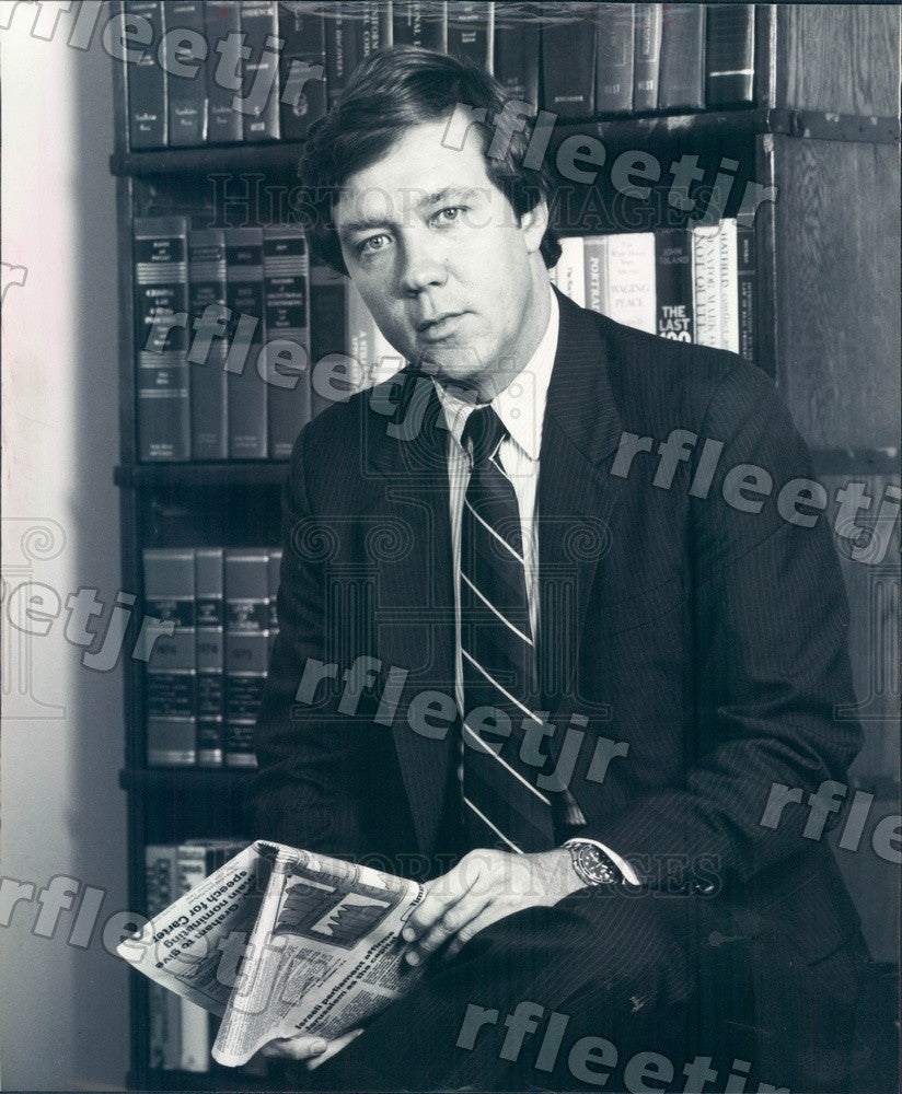 1980 US Rep George Sheldon of Florida Press Photo adw57 - Historic Images