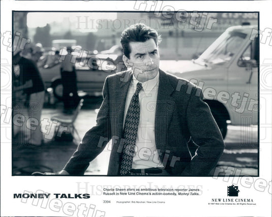 1997 Actor Charlie Sheen in Film Money Talks Press Photo adw597 - Historic Images