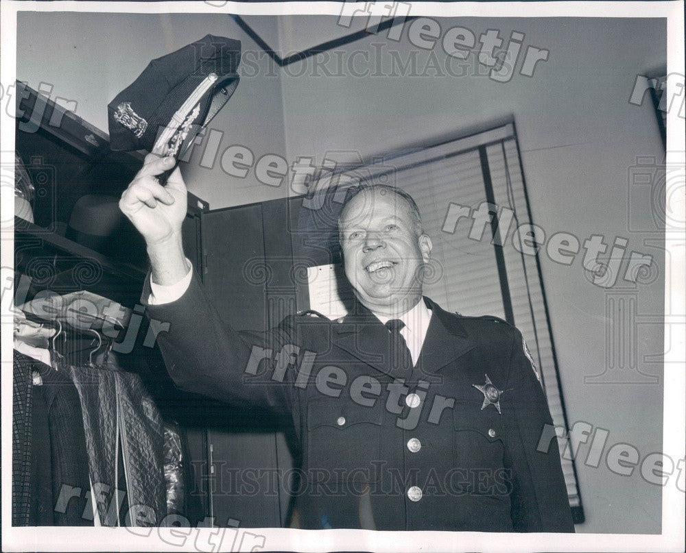 1961 Chicago, IL Police Asst Deputy Supt Albert Anderson Press Photo adw613 - Historic Images