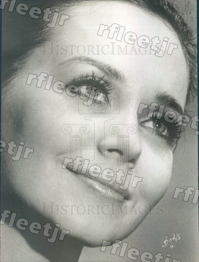 1971 Actress Eileen Shelle Press Photo adw63 - Historic Images