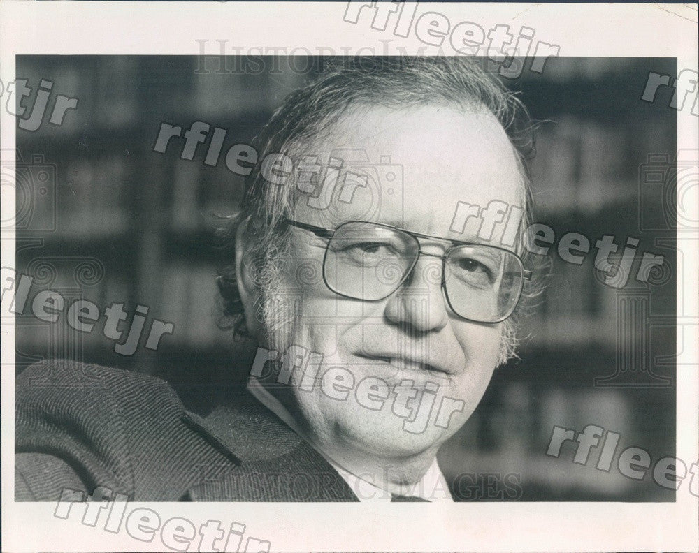 1979 Grammy Winning Author Wilfrid Sheed Press Photo adw685 - Historic Images