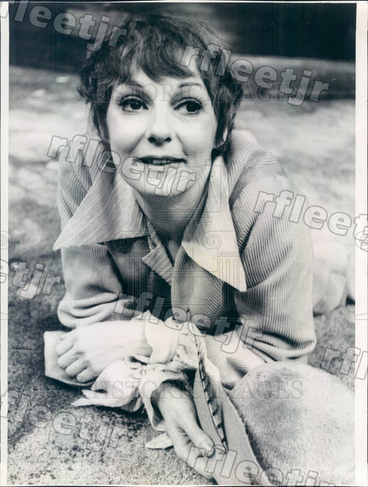 1972 Broadway & TV Actress Carole Shelly Press Photo adw69 - Historic Images