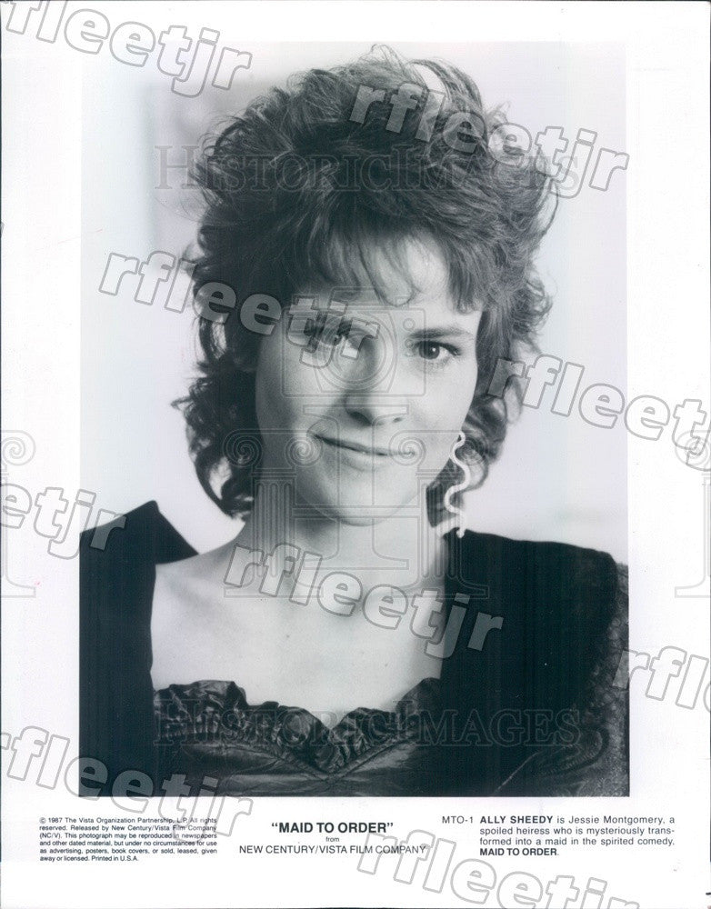1987 Actress Ally Sheedy in Film Maid To Order Press Photo adw727 - Historic Images