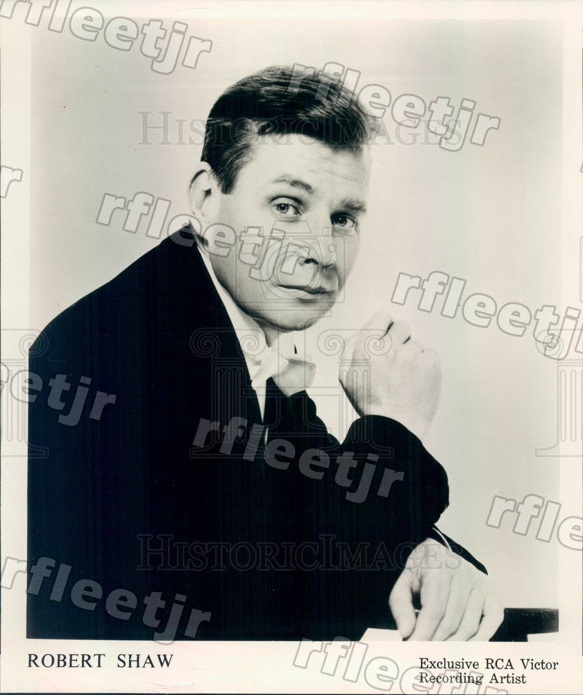 1964 Atlanta Symphony Orchestra Conductor Robert Shaw, Grammy Press Photo adw775 - Historic Images