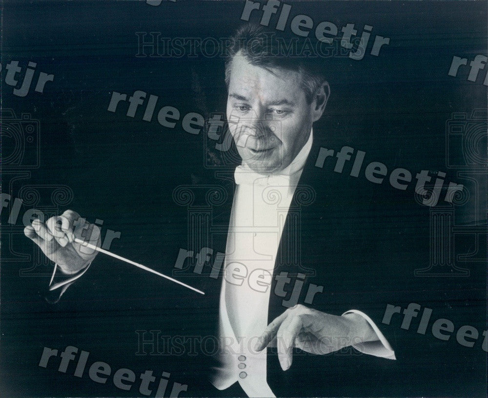 1970 Atlanta Symphony Orchestra Conductor Robert Shaw, Grammy Press Photo adw789 - Historic Images