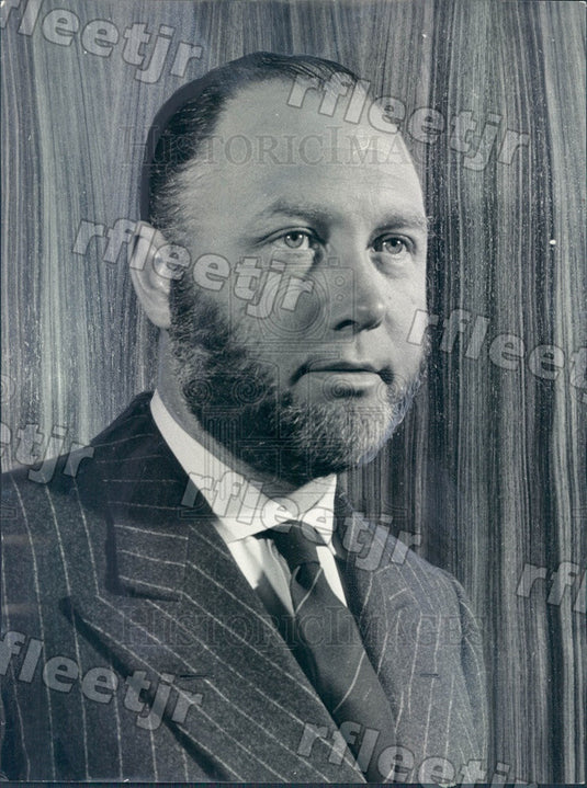 1966 Turin Italy Francesco Cinzano Wine Co Pres Count Alberto Press Photo adw843 - Historic Images