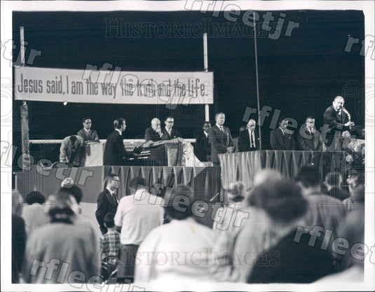 1966 Evangelist Rev. Grady Wilson Press Photo adw847 - Historic Images