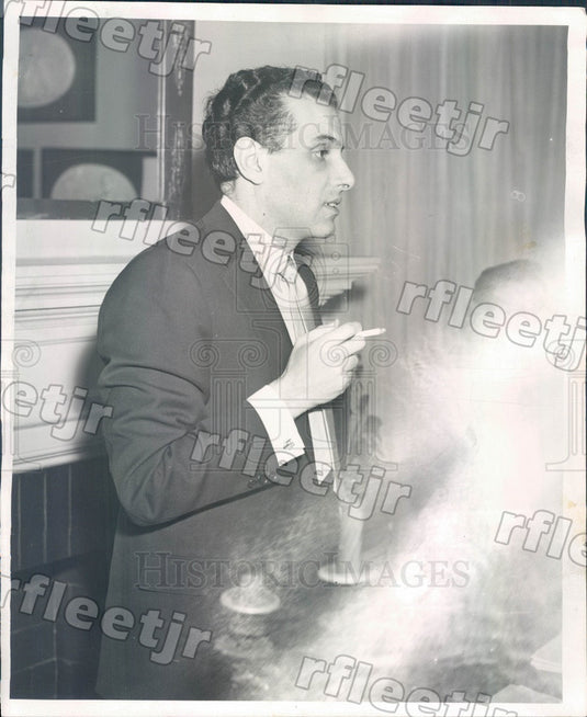1956 Chicago Lyric Theatre Artistic Director Nicola Rescigno Press Photo adw891 - Historic Images