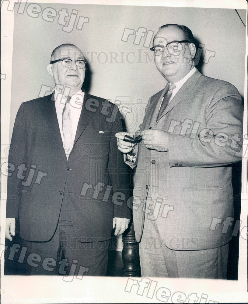 1964 Chicago, IL Herbert &amp; George Burris, Hoffa Case Press Photo adw893 - Historic Images