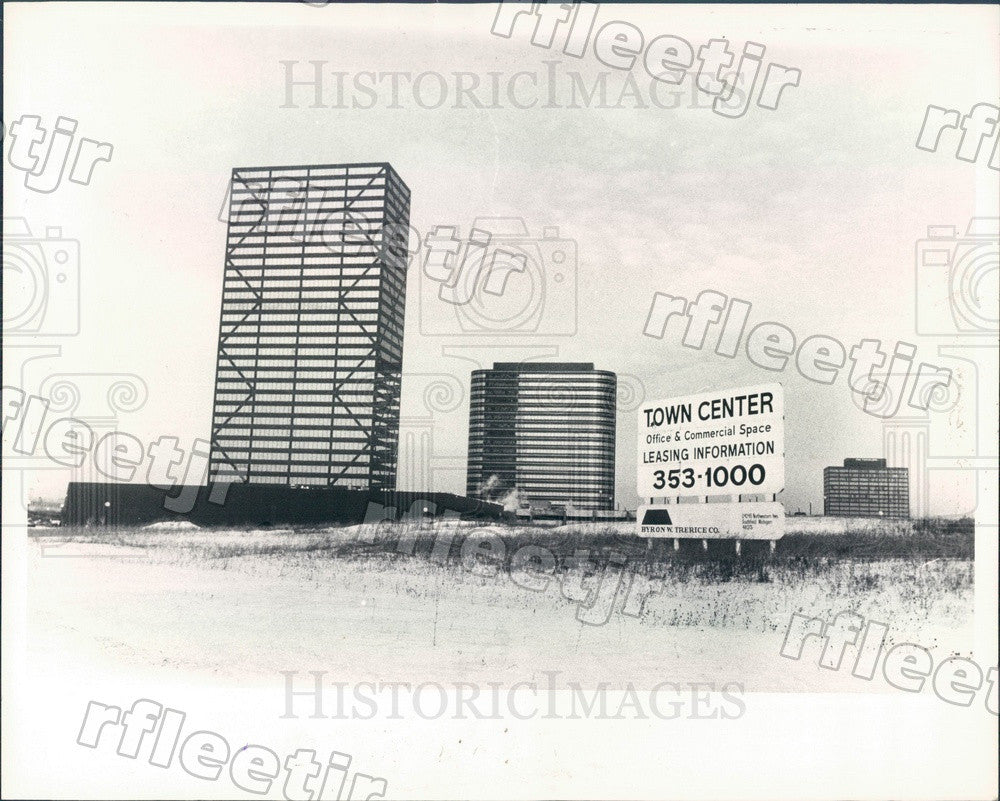 1981 Southfield, Michigan Prudential Town Center Press Photo adw933 - Historic Images