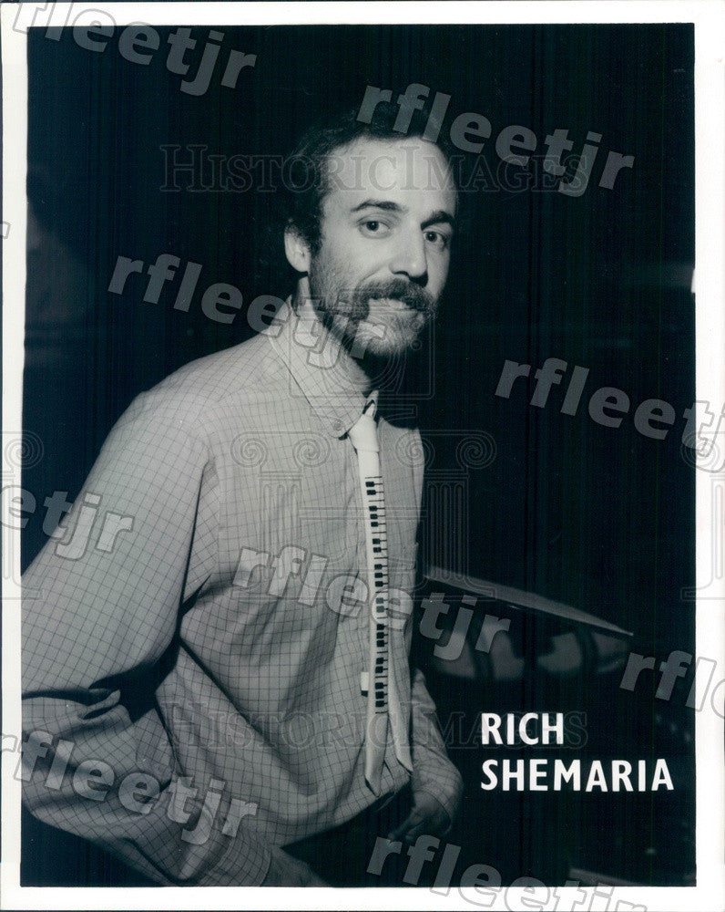 1984 Orlando, Florida Pianist Rich Shemaria Press Photo adw99 - Historic Images