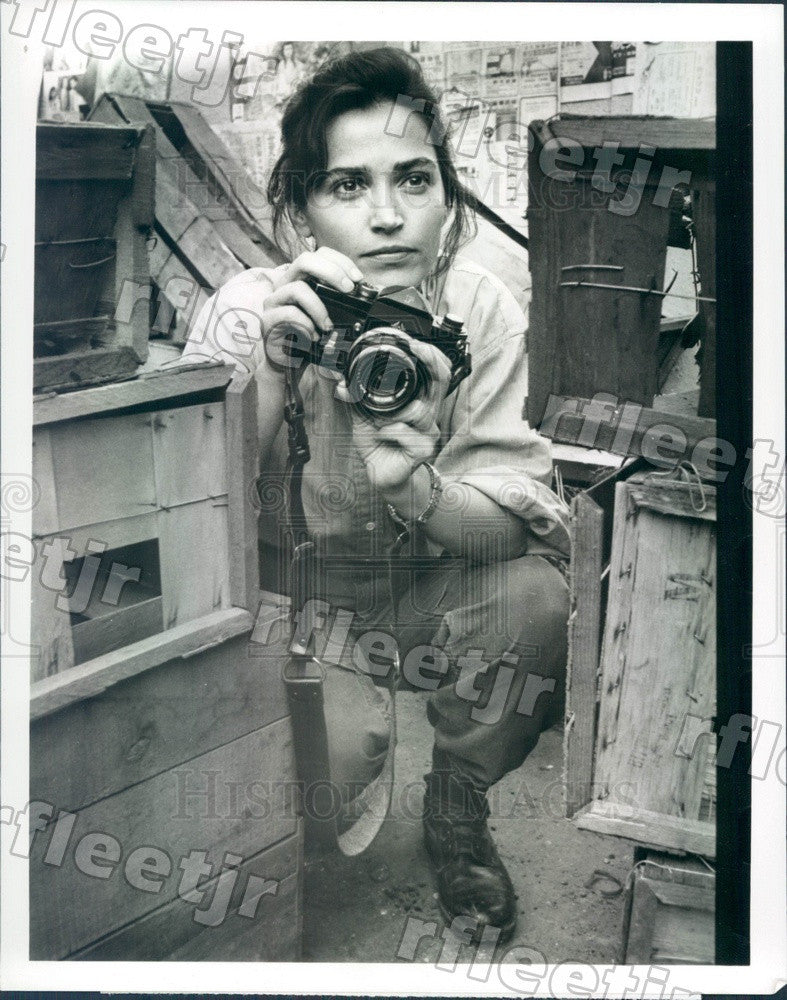 1989 Emmy Winning Actor Kim Delaney on TV Show Tour of Duty Press Photo adx1009 - Historic Images