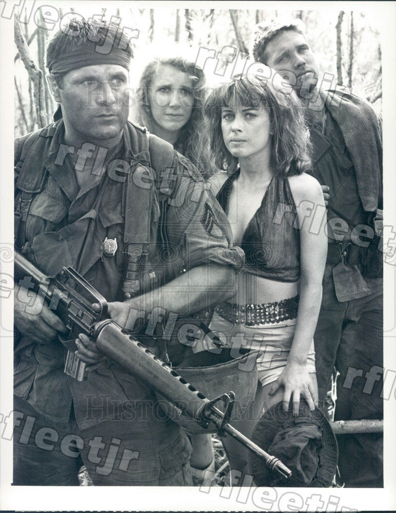 1988 Actors Terence Knox, Marietta DePalma, Cynthia Bain Press Photo adx1013 - Historic Images
