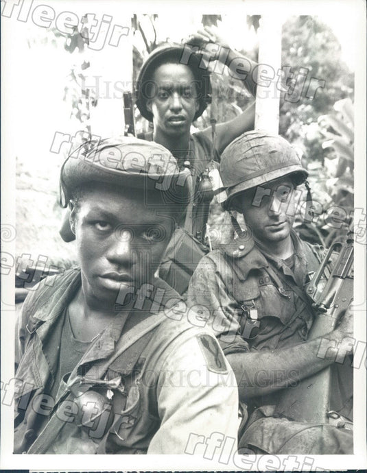 1987 Actors Stan Foster, Miguel Nunez Jr, Stephen Caffrey Press Photo adx1033 - Historic Images
