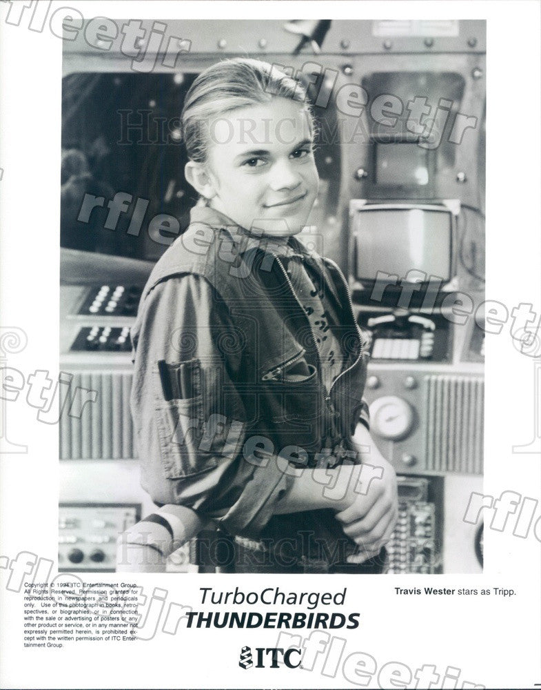 1994 Actor Travis Wester in Film Turbocharged Thunderbirds Press Photo adx1075 - Historic Images