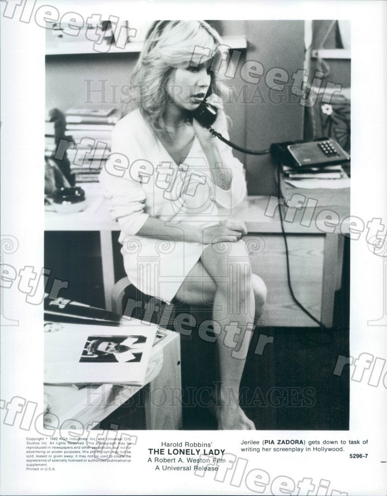 1982 Hollywood Actress Pia Zadora in Film The Lonely Lady Press Photo adx1095 - Historic Images