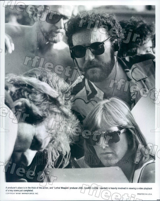 1987 Film Producer Joel Silver Filming Lethal Weapon Press Photo adx1113 - Historic Images