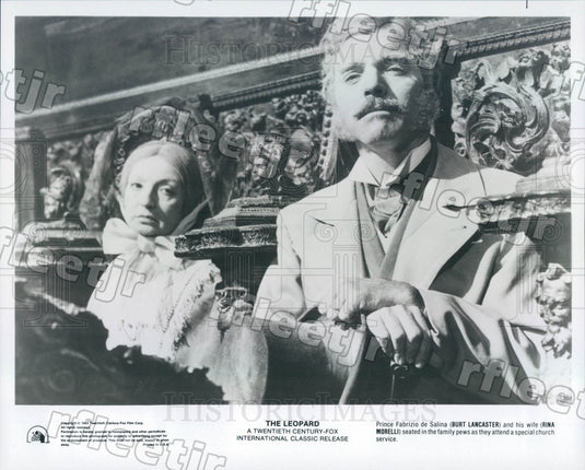 1983 Oscar Winning Actor Burt Lancaster & Rina Morelli Press Photo adx111 - Historic Images