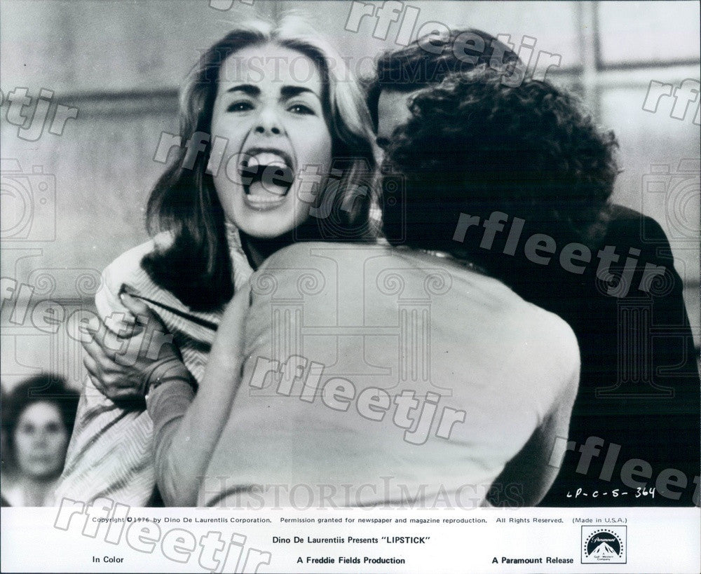 1976 American Actress Margaux Hemingway in Film Lipstick Press Photo a ...