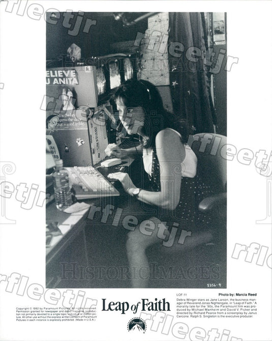 1992 Hollywood Actress Debra Winger in Film Leap of Faith Press Photo adx1177 - Historic Images