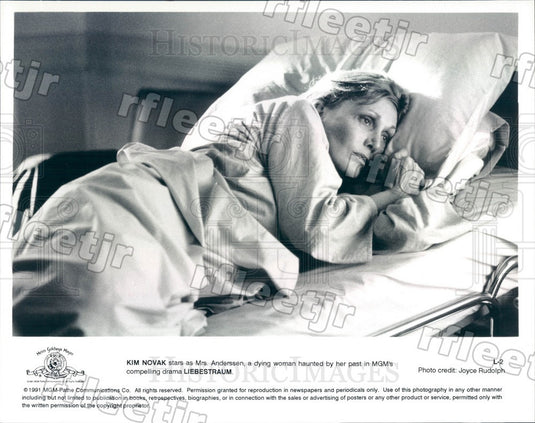 1991 American Actress Kim Novak in Film Liebestraum Press Photo adx131 - Historic Images