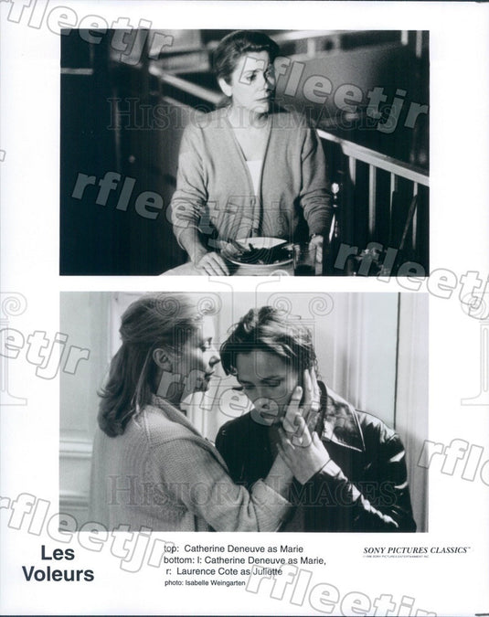 1996 Actors Catherine Deneuve & Laurence Cote in Les Voleurs Press Photo adx139 - Historic Images