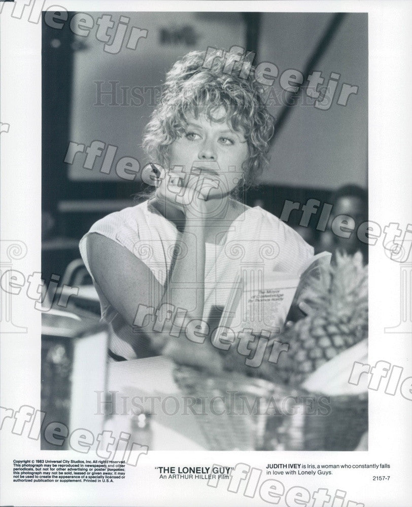 1983 American Actress Judith Ivey in Film The Lonely Guy Press Photo adx147 - Historic Images