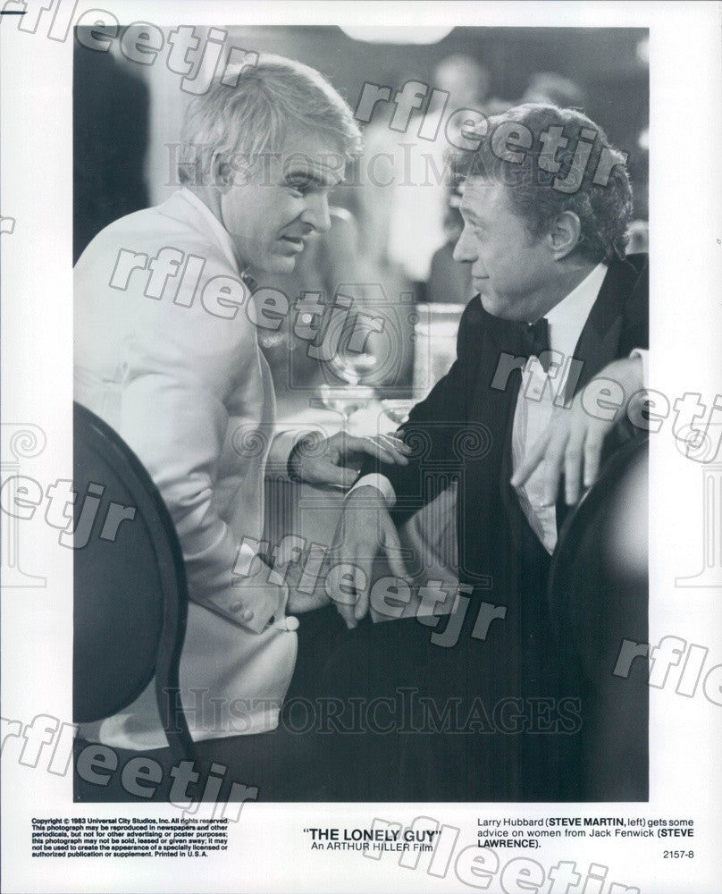 1983 Emmy Winning Actors Steve Martin &amp; Steve Lawrence Press Photo adx149 - Historic Images