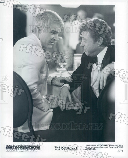 1983 Emmy Winning Actors Steve Martin & Steve Lawrence Press Photo adx149 - Historic Images