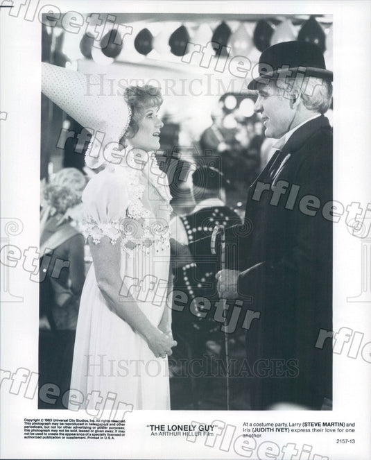 1983 Actors Steve Martin & Judith Ivey in Film The Lonely Guy Press Photo adx155 - Historic Images