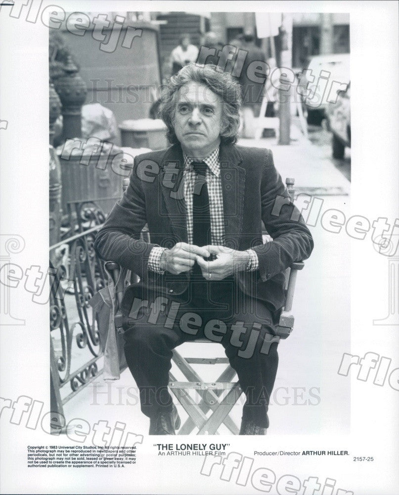 1983 Producer, Director Arthur Hiller of Film The Lonely Guy Press Photo adx157 - Historic Images