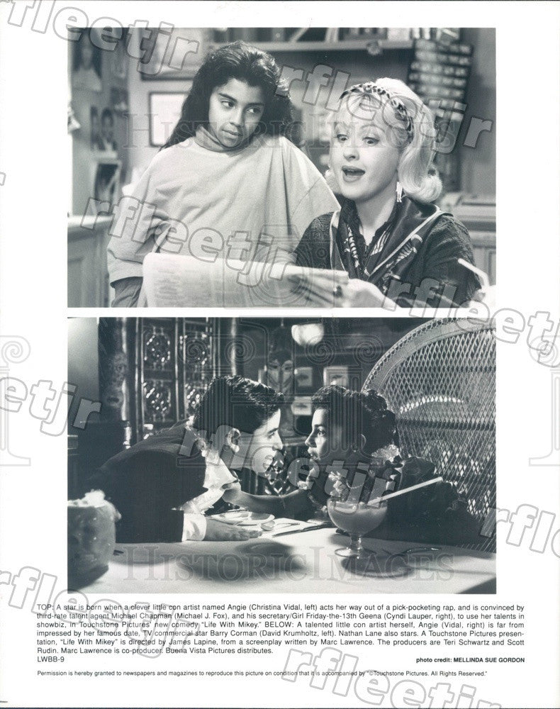 Undated Actors Christina Vidal, Cyndi Lauper, David Krumholtz Press Photo adx199 - Historic Images