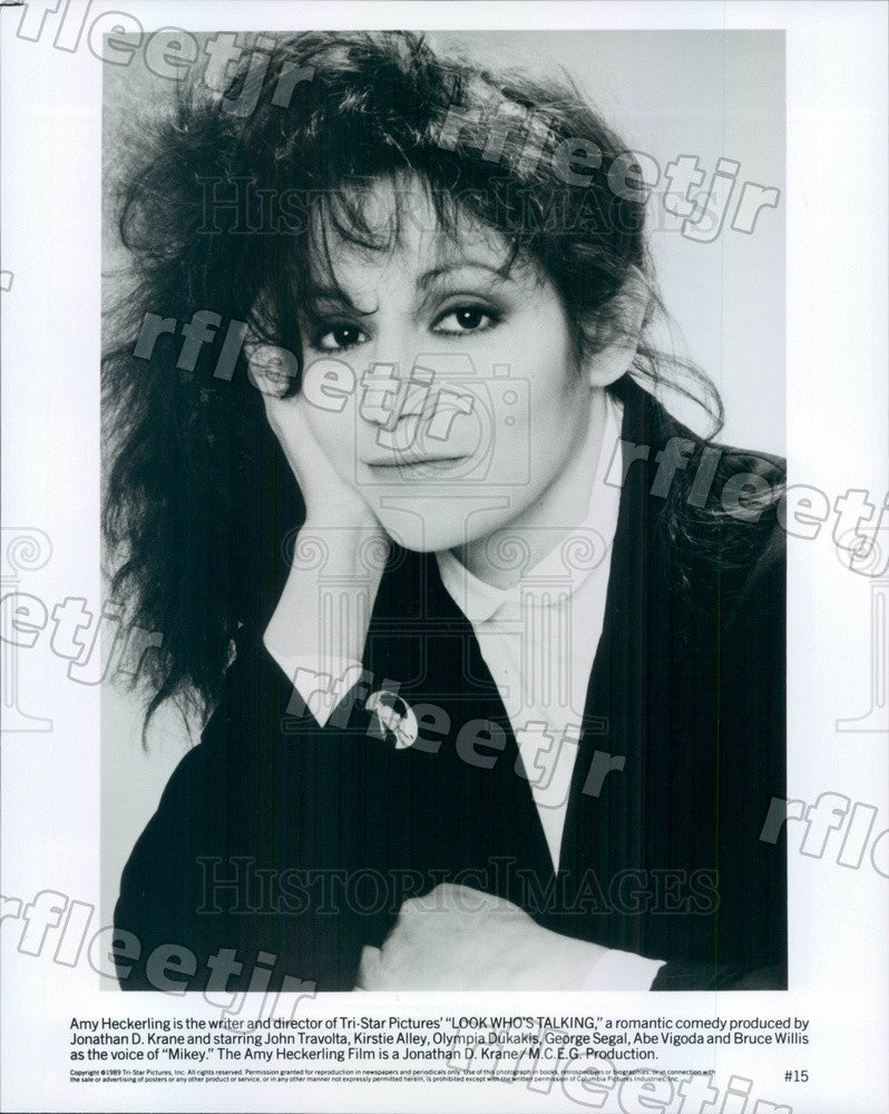 1989 Director Amy Heckerling of Film Look Who&#39;s Talking Press Photo adx19 - Historic Images