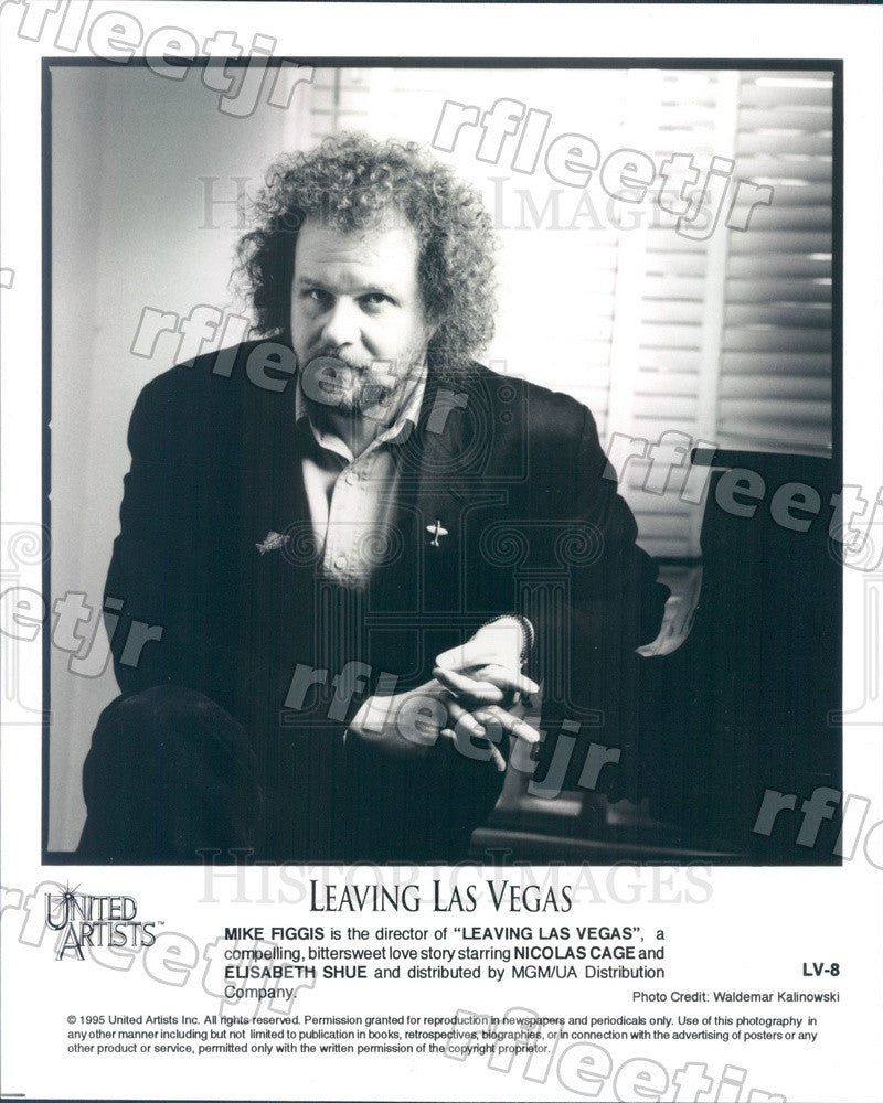 1995 British Film Director Mike Figgis of Leaving Las Vegas Press Photo adx205 - Historic Images