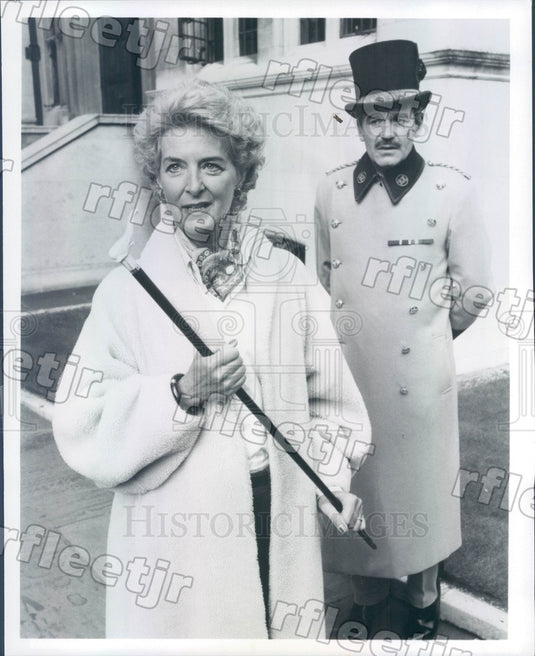 Undated Actors Caroline Blakiston & Brian McGrath on PBS Press Photo adx211 - Historic Images