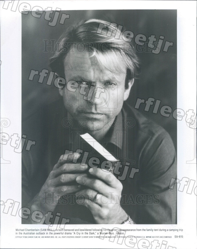 1988 New Zealand Actor Sam Neill in Film A Cry in the Dark Press Photo adx255 - Historic Images